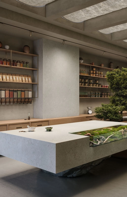 Caesarstone 545 Fossillia Porcelain Shop