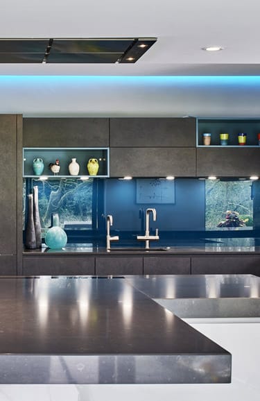 caesarstone 4120 Raven - Suffolk Project