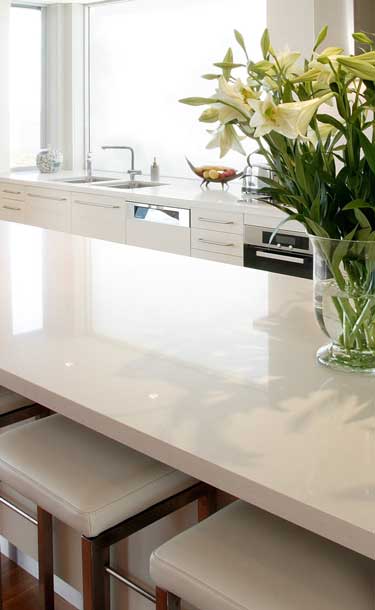 Caesarstone 3141_Eggshell Kitchen