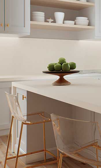 Caesarstone 1001 Riverlet Kitchen