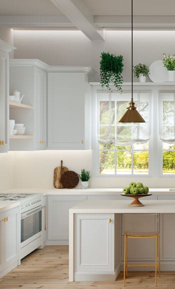 Caesarstone 1001 Riverlet Kitchen