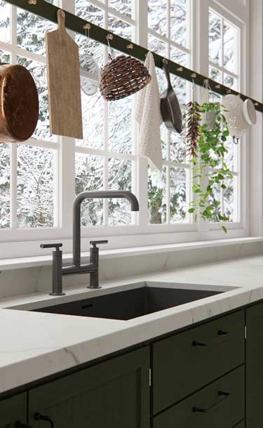 Caesarstone Porcelain - 504 Lumena Kitchen