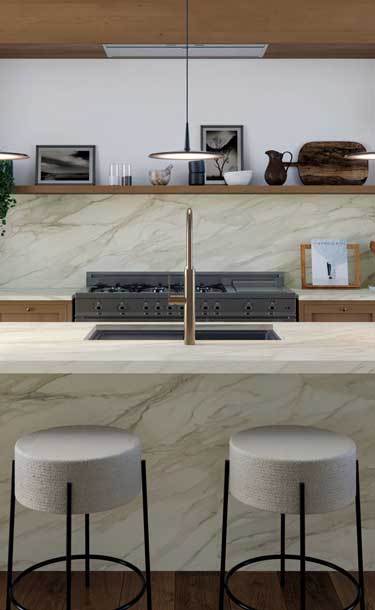 Caesarstone Porcelain - 506 Mirabel Kitchen