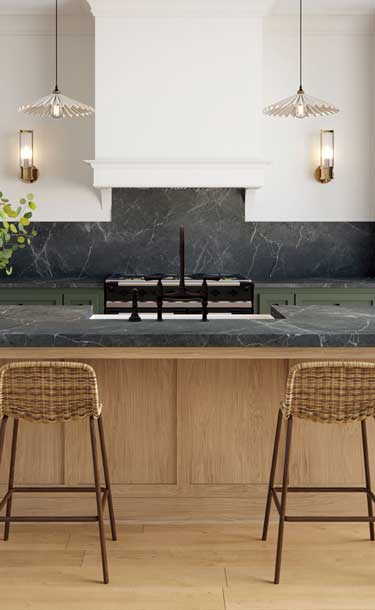 Caesarstone Porcelain - 516 Locura Kitchen
