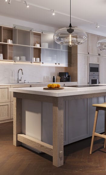Caesarstone 5140 Dreamy Carrara Kitchen
