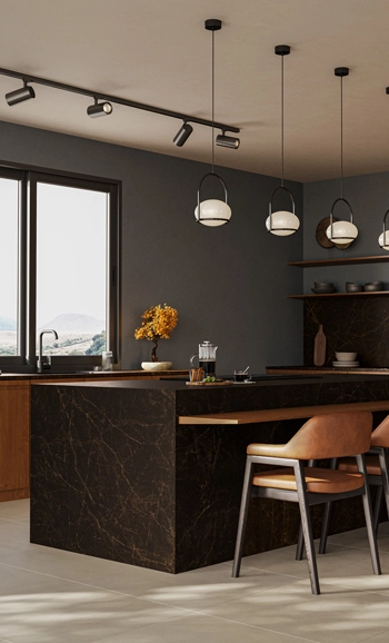 משטח שיש פורצלן של אבן קיסר דגם 514 Emprada