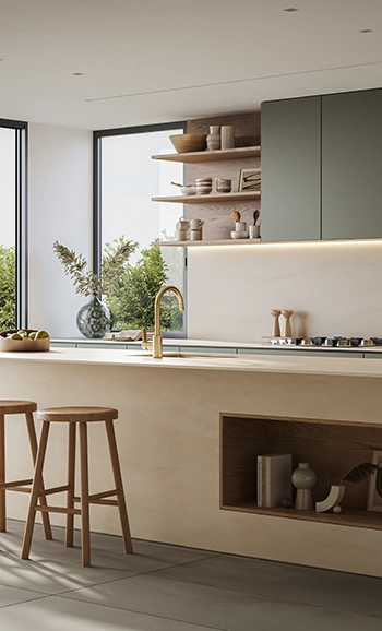 משטח שיש פורצלן של אבן קיסר דגם Lunaburst 904