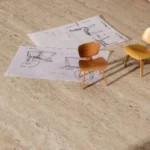 משטח פורצלן שיש אבן קיסר Travina 551